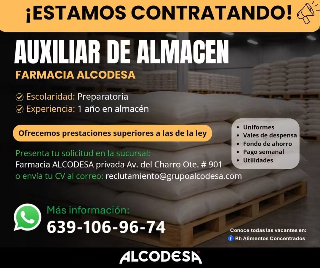 Auxiliar del almacén