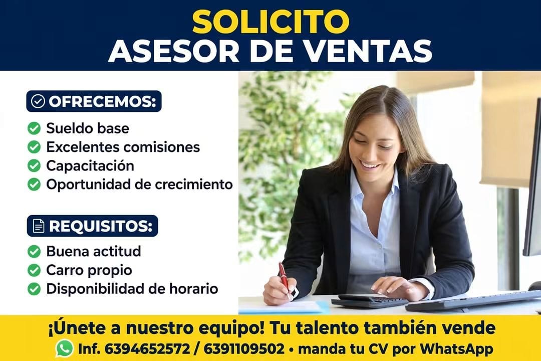 Asesor de ventas