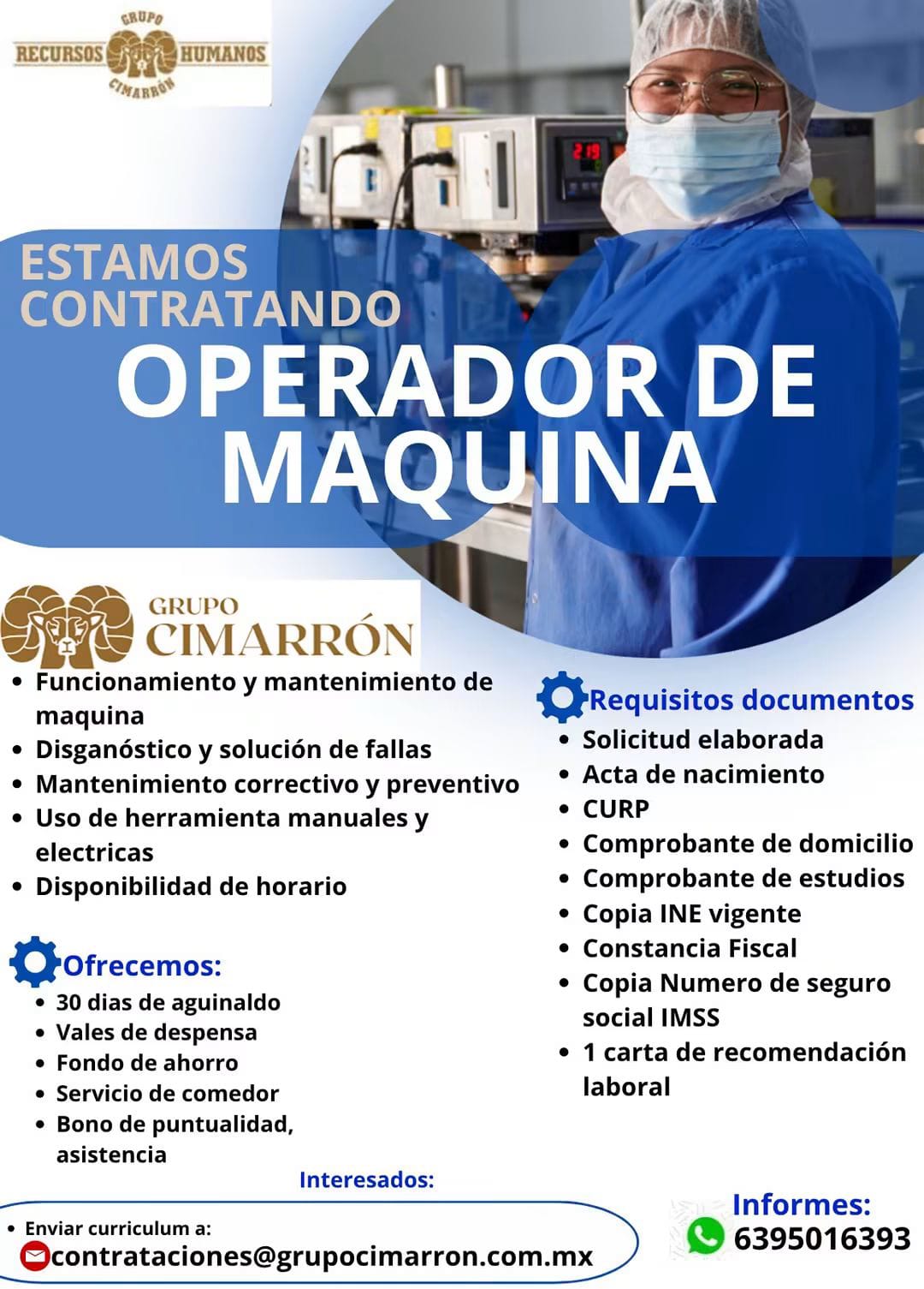 Operador de maquina