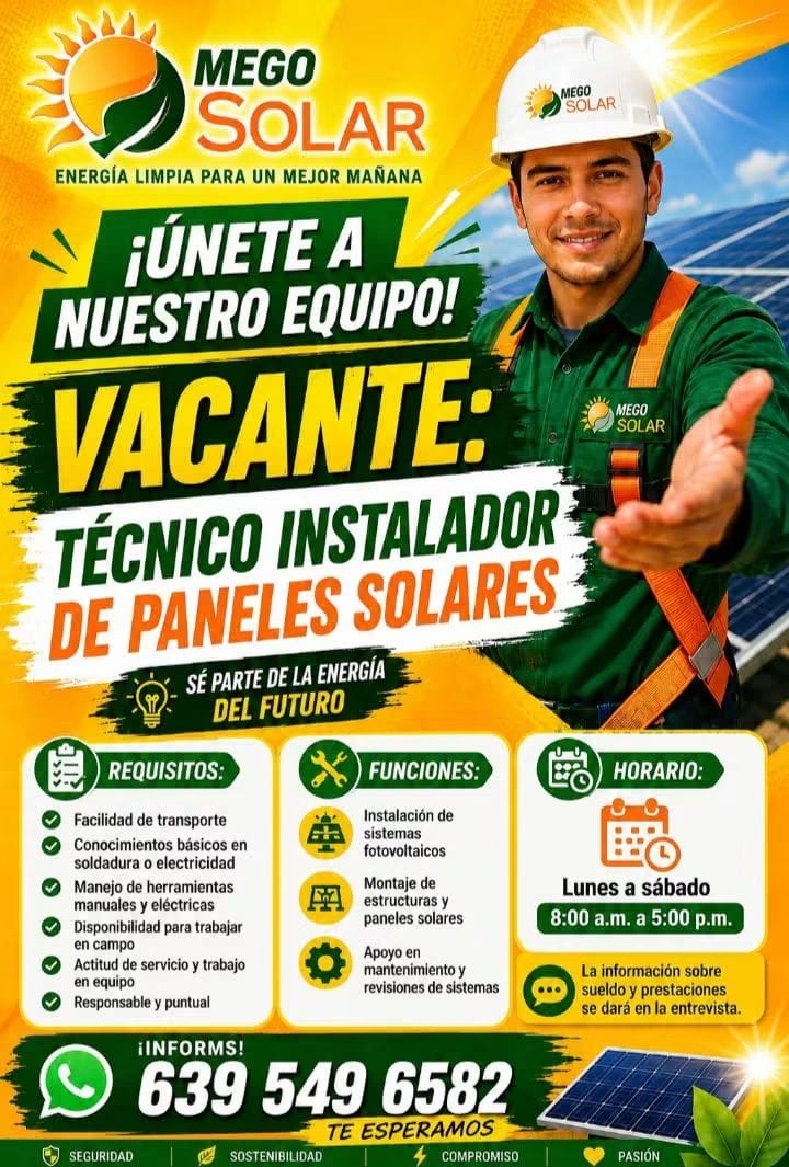 Técnico instalador