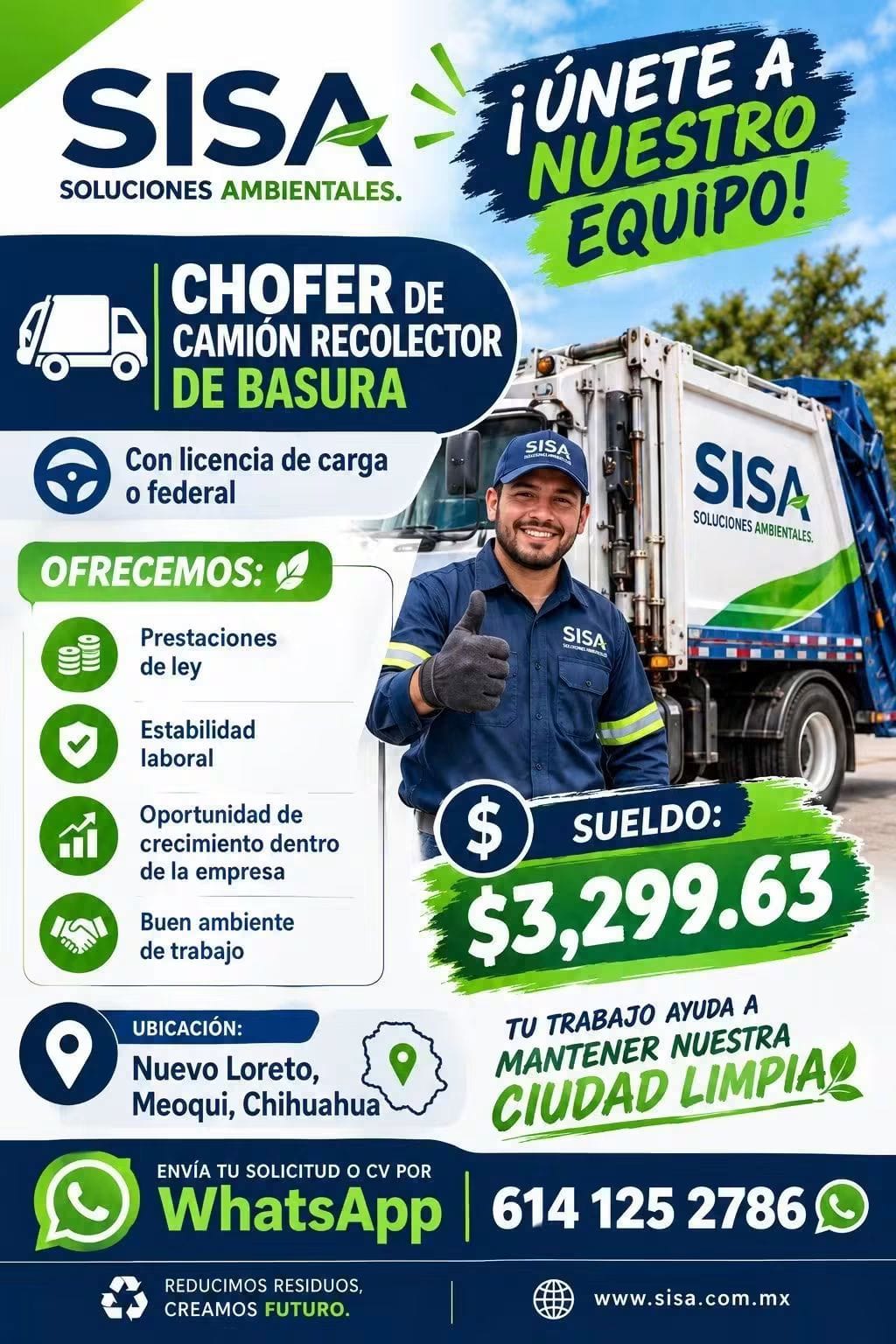 Chófer de basura
